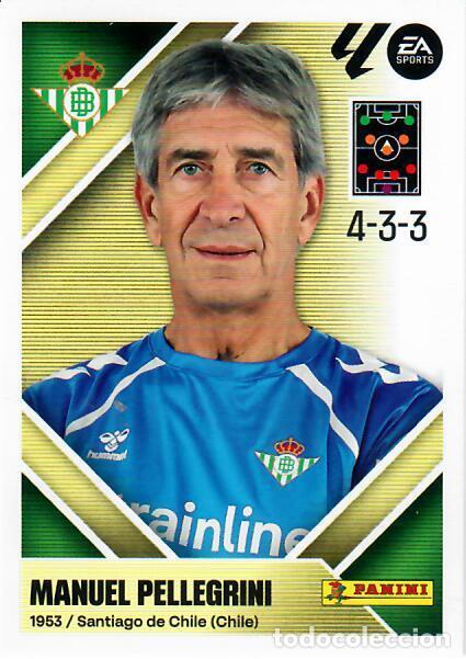 Cromos de f&uacute;tbol: CROMO PANINI LIGA ESTE 26 27 - N&ordm; 2 - MANUEL PELLEGRINI - BETIS