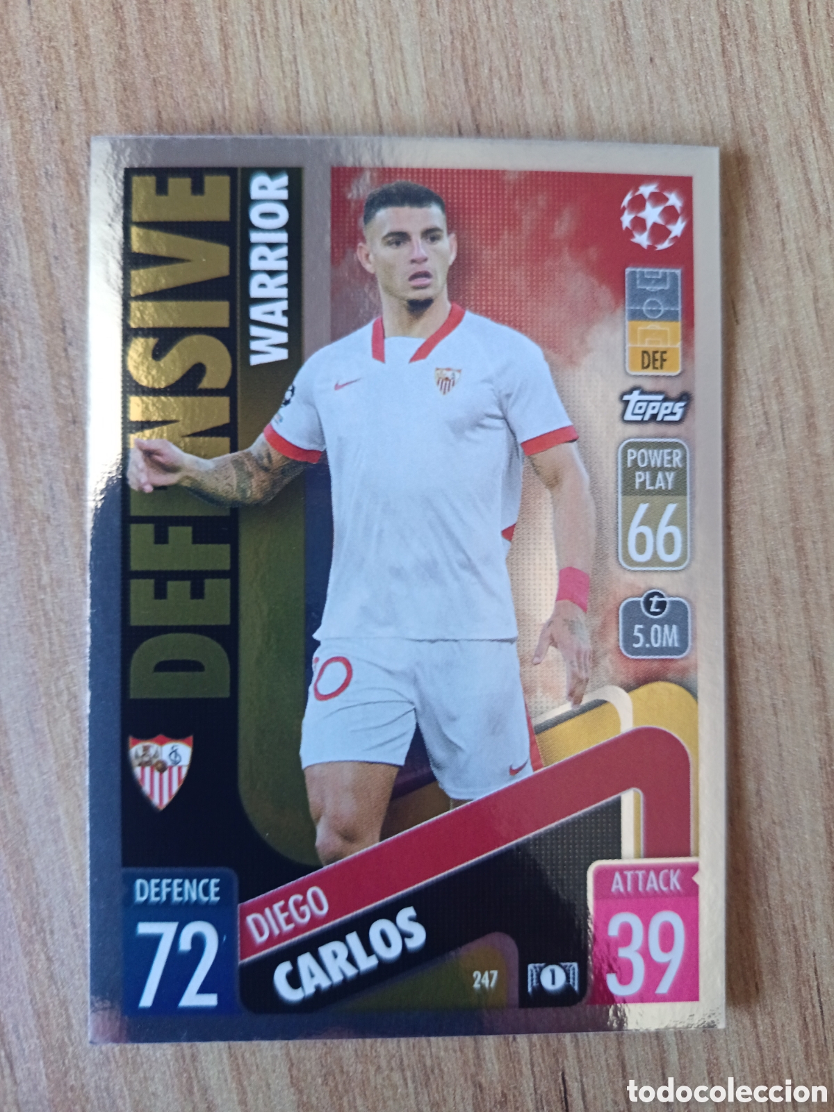 Cromos de f&uacute;tbol: 247 Carlos CHAMPIONS LEAGUE MATCH ATTAX TOPPS 2021-2022 21-22