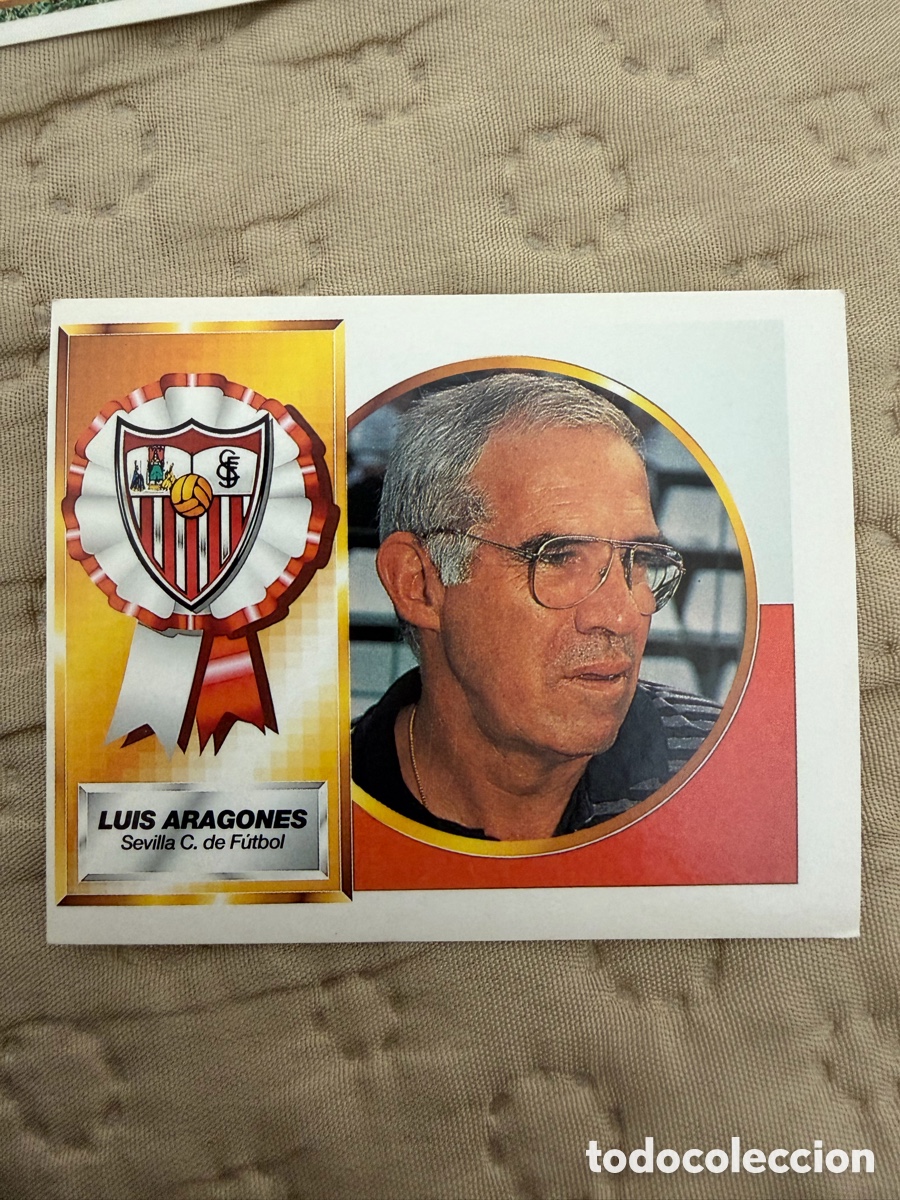 Cromos de f&uacute;tbol: LUIS ARAGON&Eacute;S SEVILLA FC &ndash; EDICIONES ESTE LIGA 94/95 &ndash; SIN PEGAR