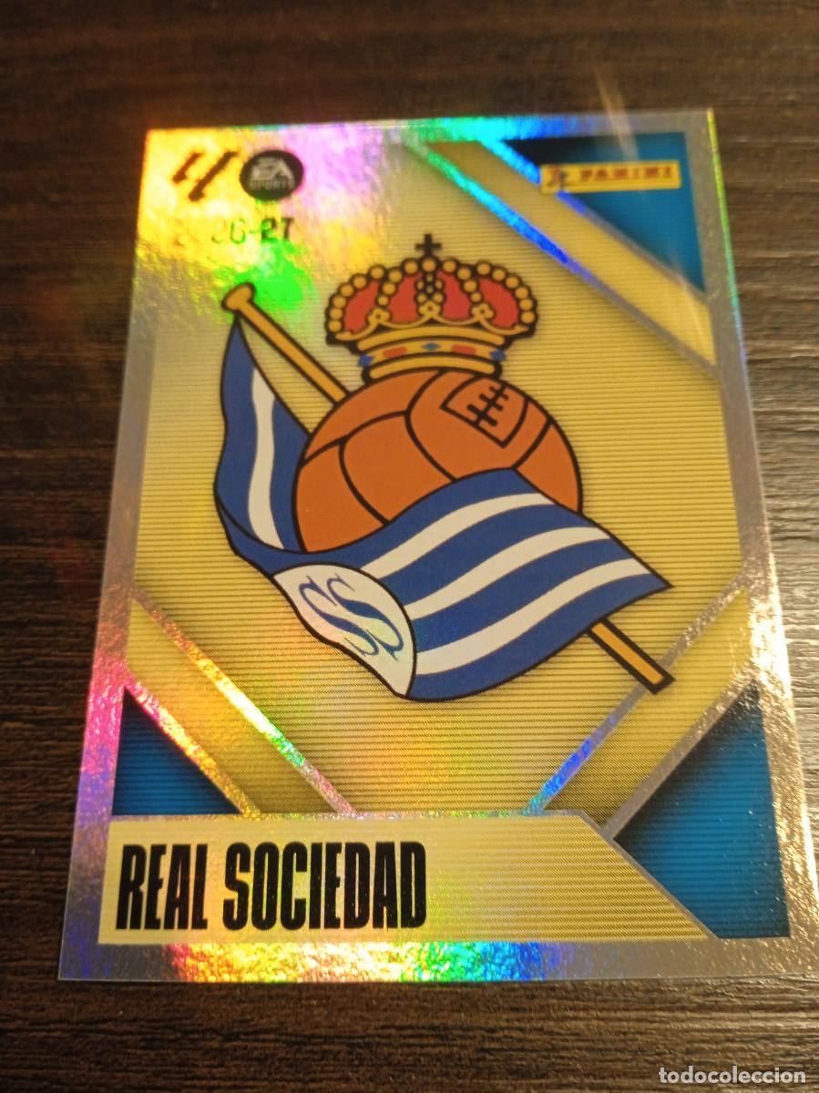 Cromos de f&uacute;tbol: Cromo Panini Liga Este 2026/2027 26/27 Real Sociedad escudo 1