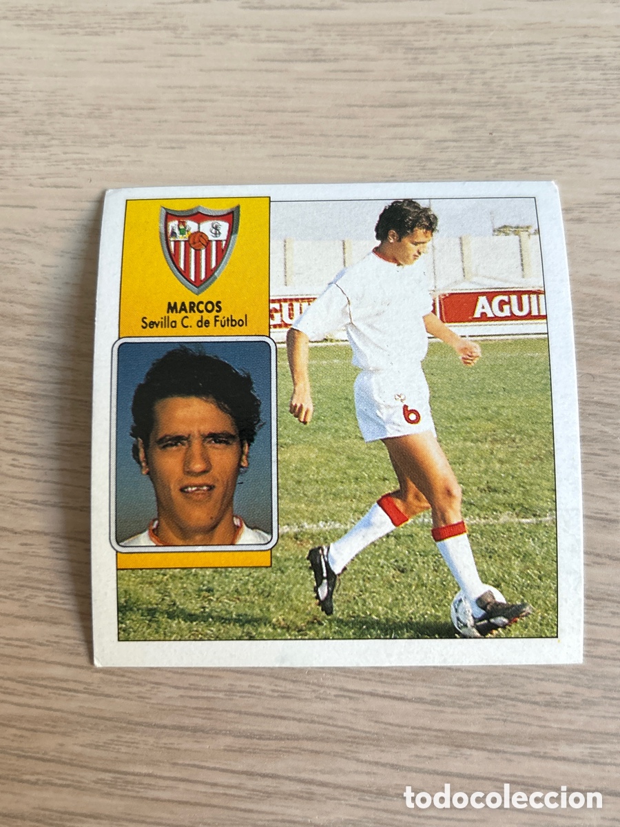 Fu&szlig;ball-Sticker: MARCOS SEVILLA LIGA ESTE 1992 1993 92 93 NUNCA PEGADO SIN PEGAR