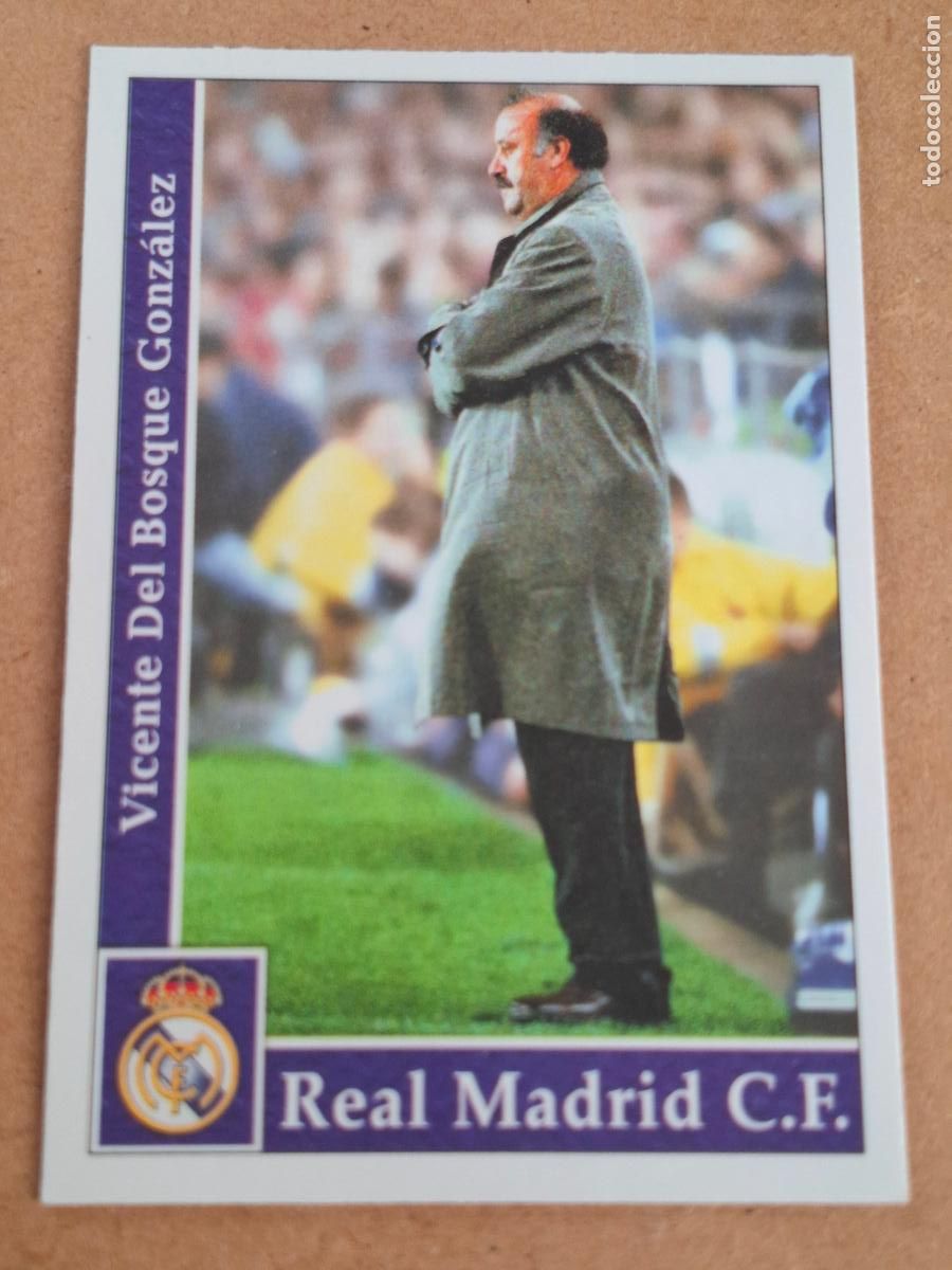 Cromos de f&uacute;tbol: MUNDICROMO 2001 2002 01 02 - 2 DEL BOSQUE - REAL MADRID - CP14