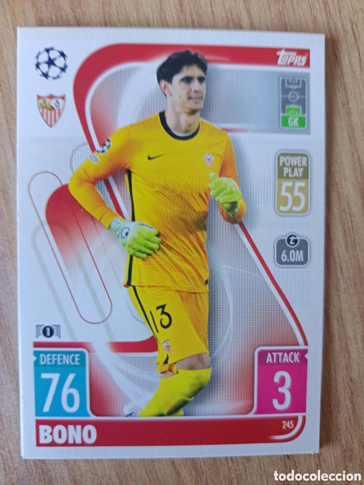 Cromos de f&uacute;tbol: 245 Bono CHAMPIONS LEAGUE MATCH ATTAX TOPPS 2021-2022 21-22