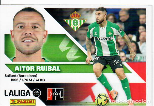 Cromos de f&uacute;tbol: CROMO PANINI LIGA ESTE 26 27 - N&ordm; 5 A - AITOR RUIBAL - BETIS