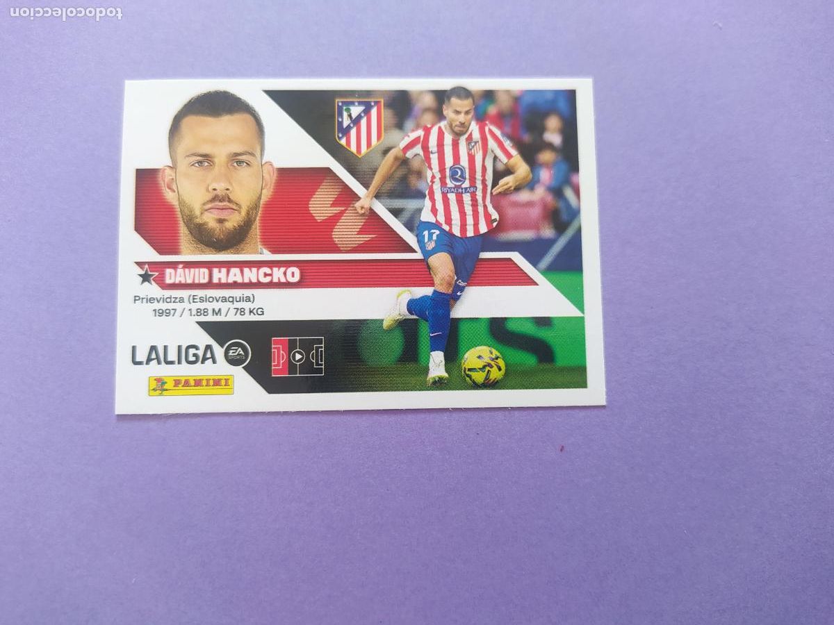 Cromos de f&uacute;tbol: LIGA ESTE 2026 2027 26 27 NUEVO - ATLETICO DE MADRID N&ordm; 9 HANCKO