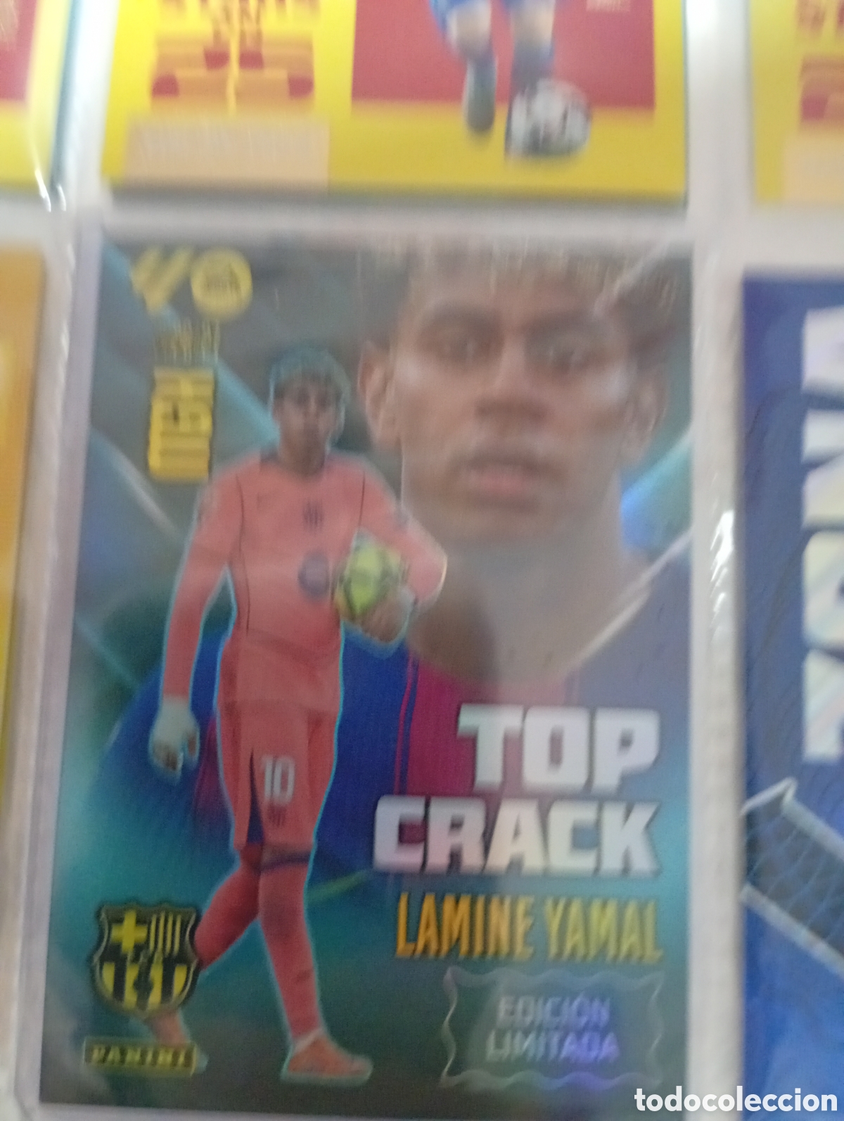 Cromos de f&uacute;tbol: Mbappe y lamine yamal