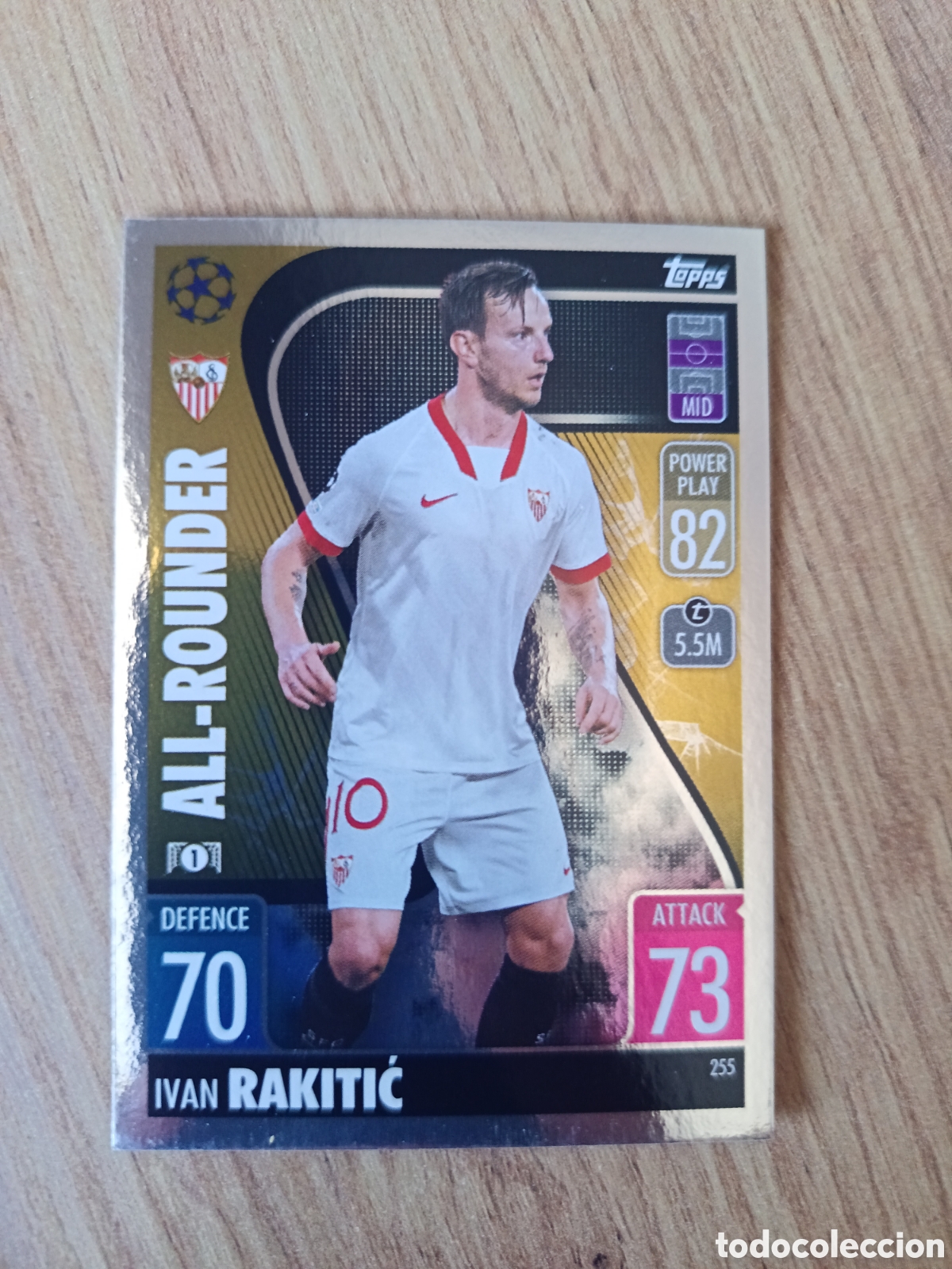 Cromos de f&uacute;tbol: 255 Rakitic CHAMPIONS LEAGUE MATCH ATTAX TOPPS 2021-2022 21-22