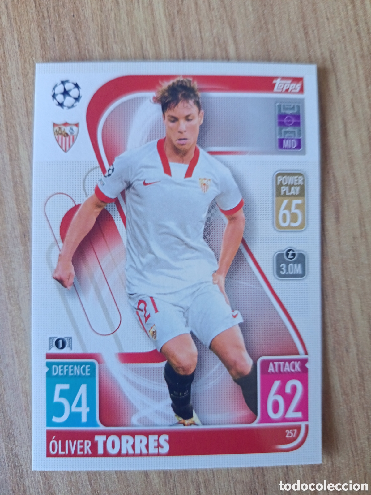 Cromos de f&uacute;tbol: 257 Torres CHAMPIONS LEAGUE MATCH ATTAX TOPPS 2021-2022 21-22