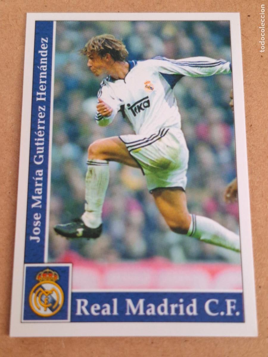 Cromos de f&uacute;tbol: MUNDICROMO 2001 2002 01 02 - 15 GUTI - REAL MADRID - CP14