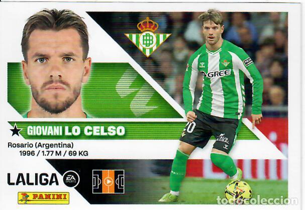 Cromos de f&uacute;tbol: CROMO PANINI LIGA ESTE 26 27 - N&ordm; 14 - LO CELSO - BETIS