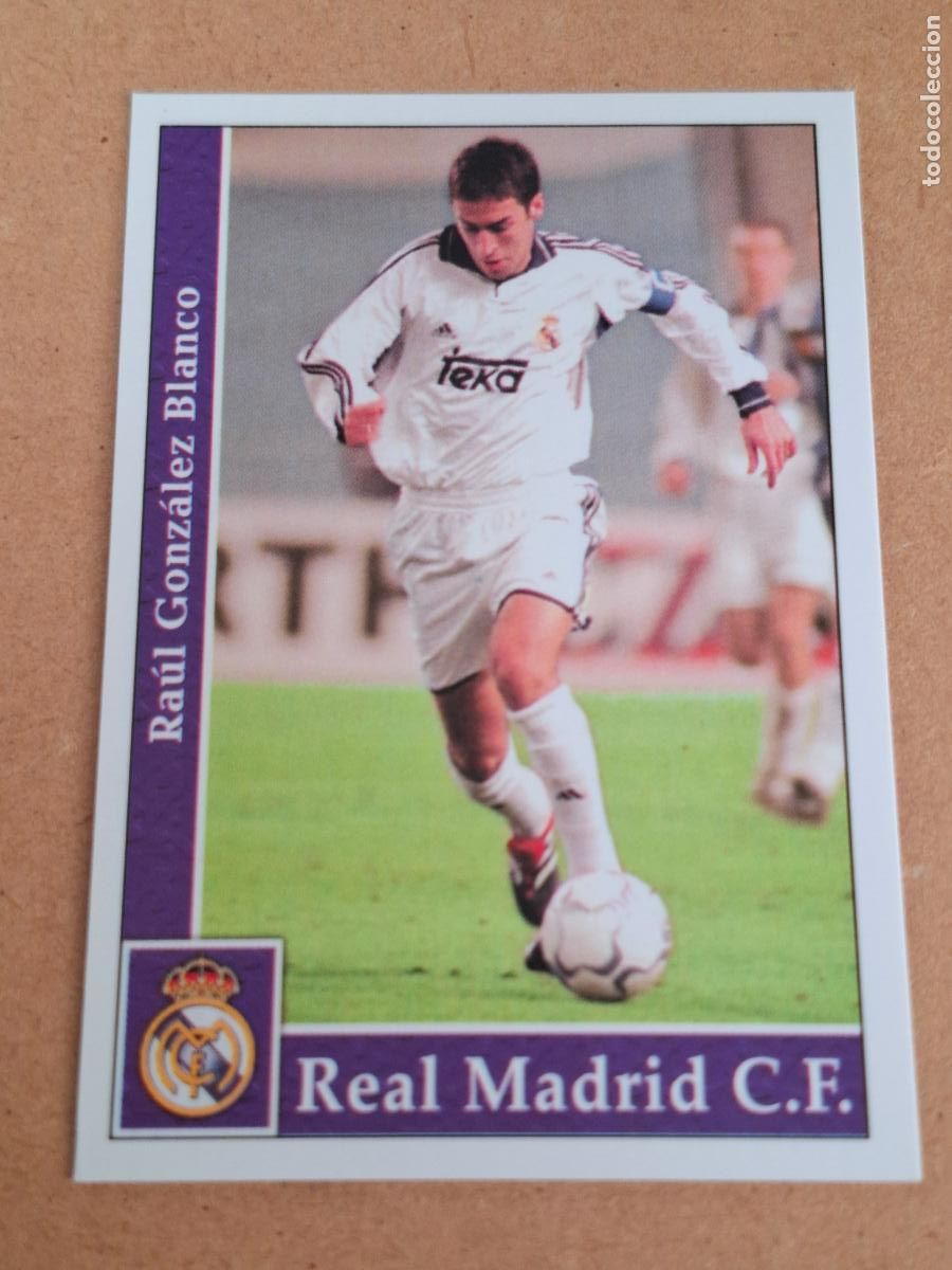 Cromos de f&uacute;tbol: MUNDICROMO 2001 2002 01 02 - 16 RA&Uacute;L - REAL MADRID - CP14