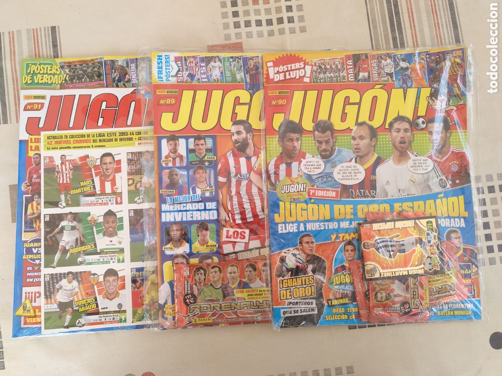 Cromos de f&uacute;tbol: FICHAJES INVIERNO LIGA ESTE 13 14 REVISTA JUGON
