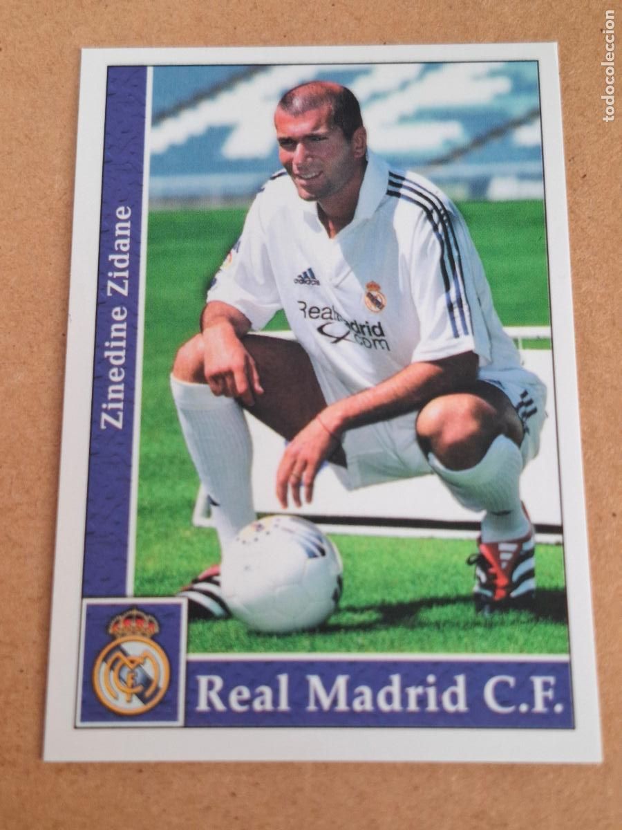 Cromos de f&uacute;tbol: MUNDICROMO 2001 2002 01 02 - 17 ZIDANE - REAL MADRID - CP14