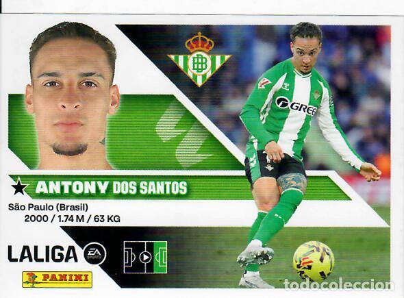 Cromos de f&uacute;tbol: CROMO PANINI LIGA ESTE 26 27 - N&ordm; 18 - ANTONY - BETIS