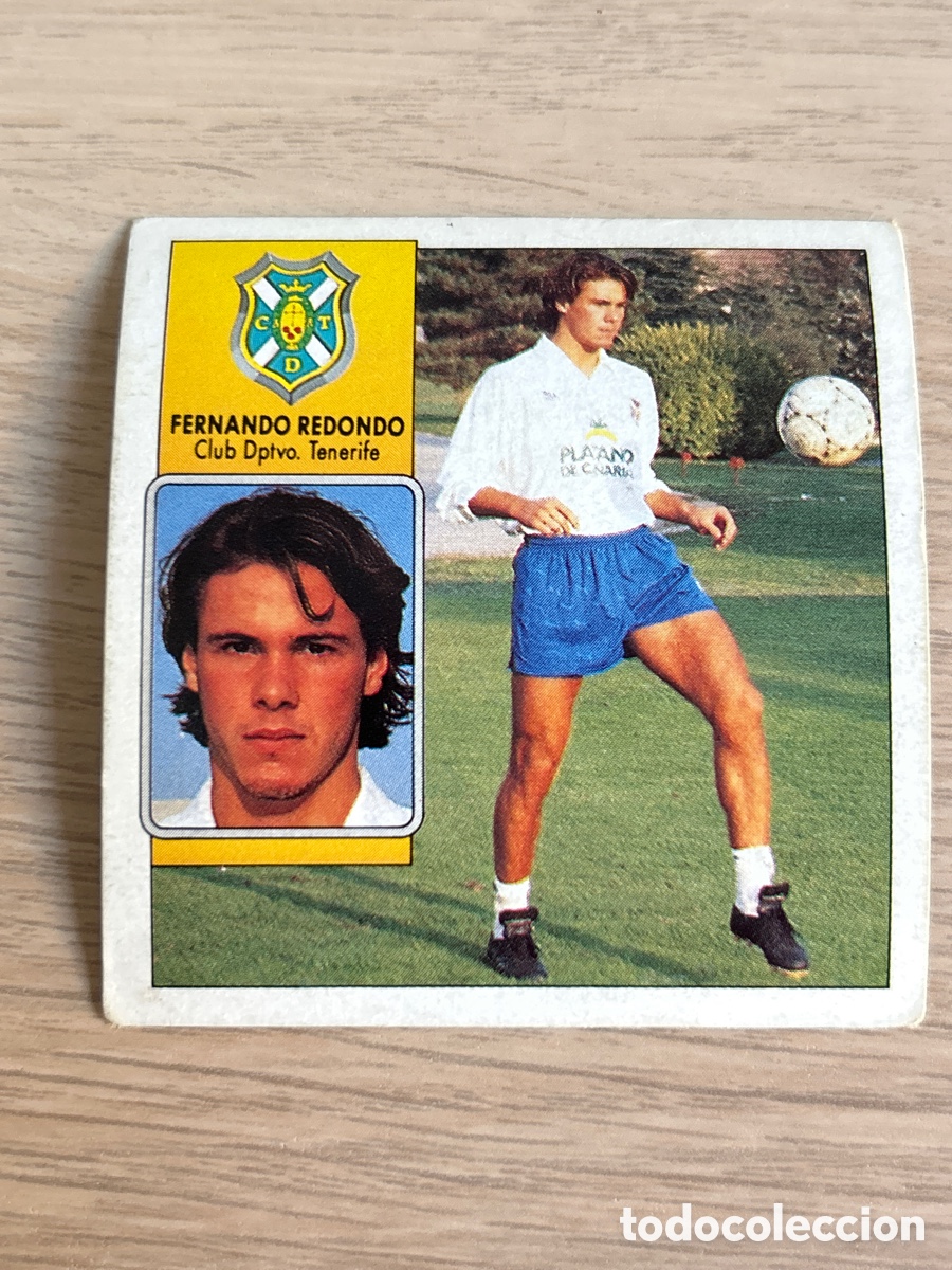 Cromos de f&uacute;tbol: FERNANDO REDONDO TENERIFE LIGA ESTE 1992 1993 92 93 NUNCA PEGADO SIN PEGAR