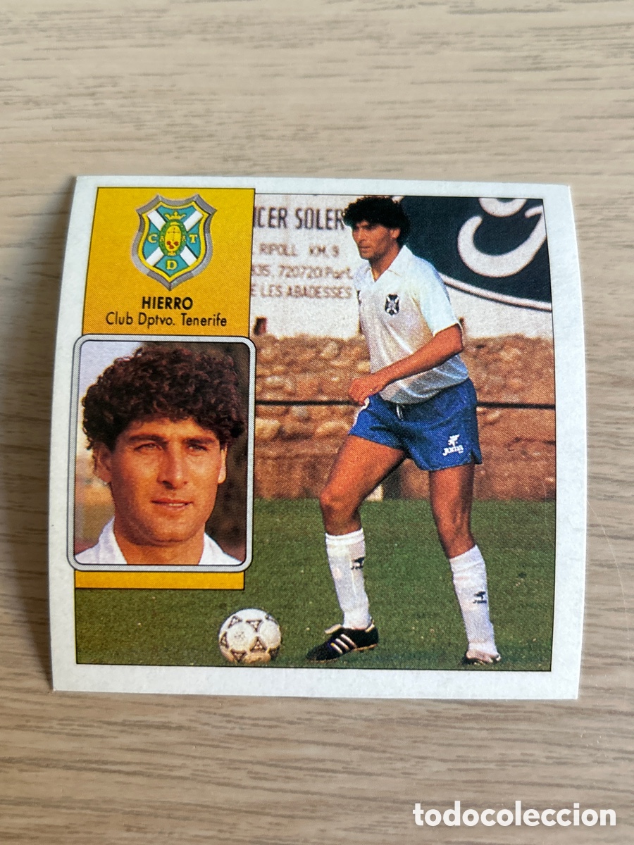 Cromos de f&uacute;tbol: HIERRO TENERIFE LIGA ESTE 1992 1993 92 93 NUNCA PEGADO SIN PEGAR
