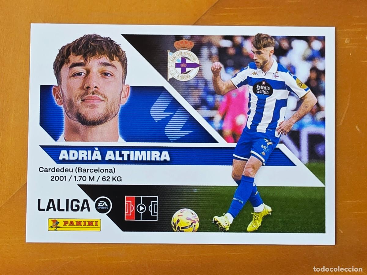 Cromos de f&uacute;tbol: 5 Adri&agrave; Altimira, Deportivo de a Coru&ntilde;a, Panini Ediciones Liga Este 2026 2027 26 27 sin pegar