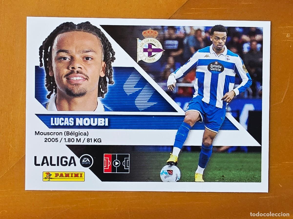 Cromos de f&uacute;tbol: 7 Lucas Noubi, Deportivo de a Coru&ntilde;a, Panini Ediciones Liga Este 2026 2027 26 27 sin pegar