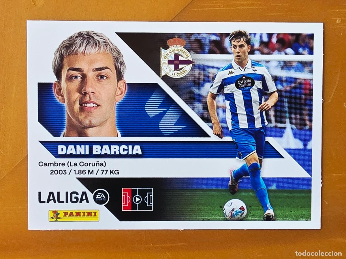 Cromos de f&uacute;tbol: 8 Dani Barcia, Deportivo de a Coru&ntilde;a, Panini Ediciones Liga Este 2026 2027 26 27 sin pegar