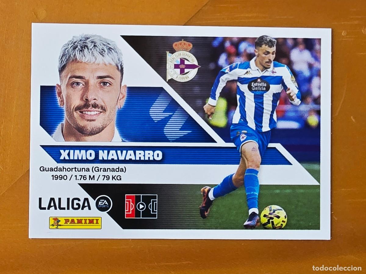 Cromos de f&uacute;tbol: 9A Ximo Navarro, Deportivo de a Coru&ntilde;a, Panini Ediciones Liga Este 2026 2027 26 27 sin pegar