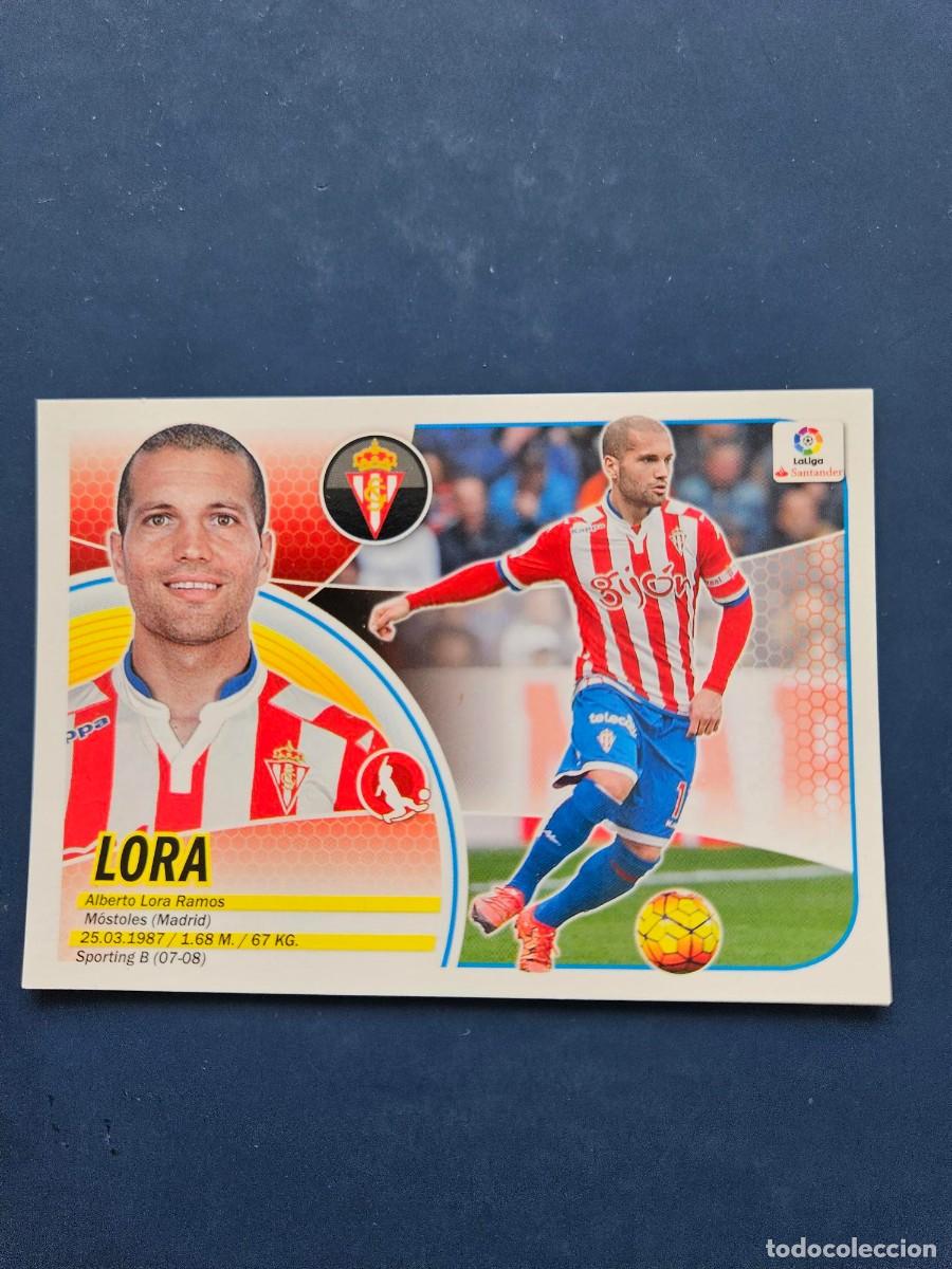 Cromos de f&uacute;tbol: N&ordm; 3 LORA SPORTING GIJON LOGO NUEVO LIGA ESTE 16 17 2016 2017 SIN PEGAR NUNCA PEGADO