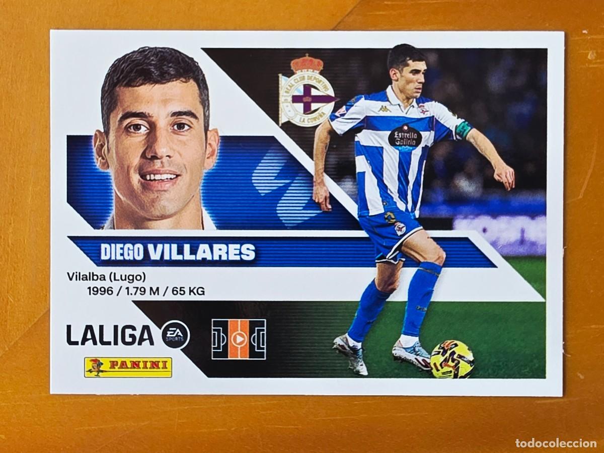 Fu&szlig;ball-Sticker: 11 Diego Villares, Deportivo de a Coru&ntilde;a, Panini Ediciones Liga Este 2026 2027 26 27 sin pegar