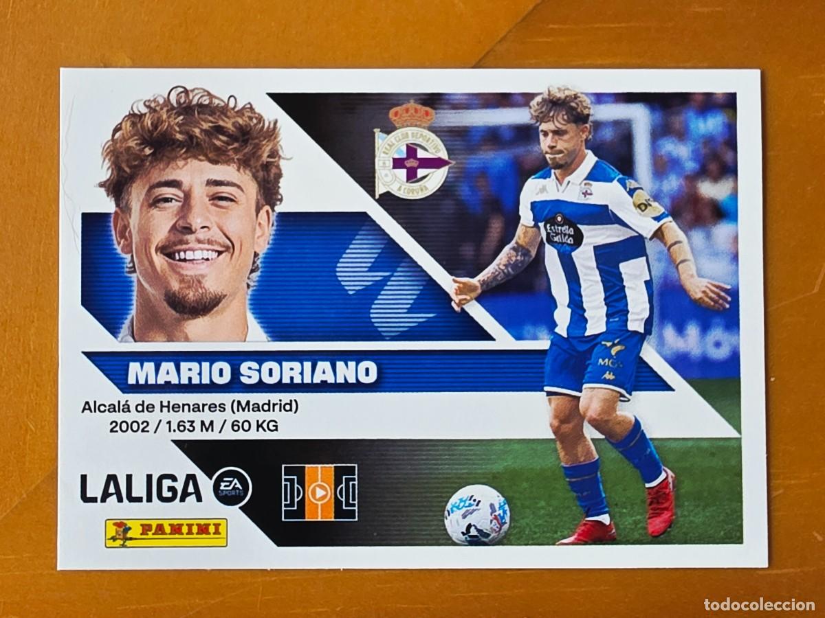 Cromos de f&uacute;tbol: 13 Mario Soriano, Deportivo de a Coru&ntilde;a, Panini Ediciones Liga Este 2026 2027 26 27 sin pegar
