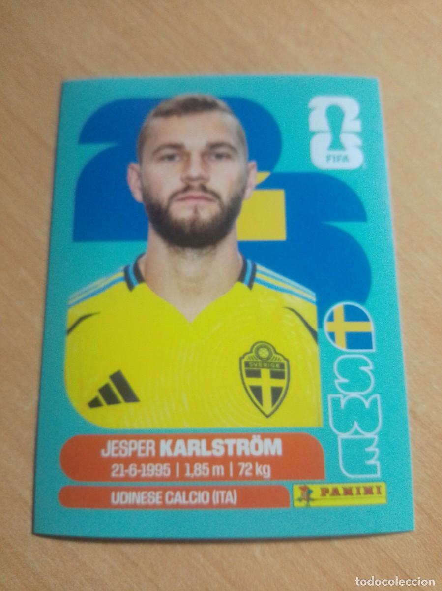 Cromos de f&uacute;tbol: JESPER KARLSTROM SUECIA SWE 10 MUNDIAL FIFA WORLD CUP 2026 26 PANINI STICKERS NUEVO