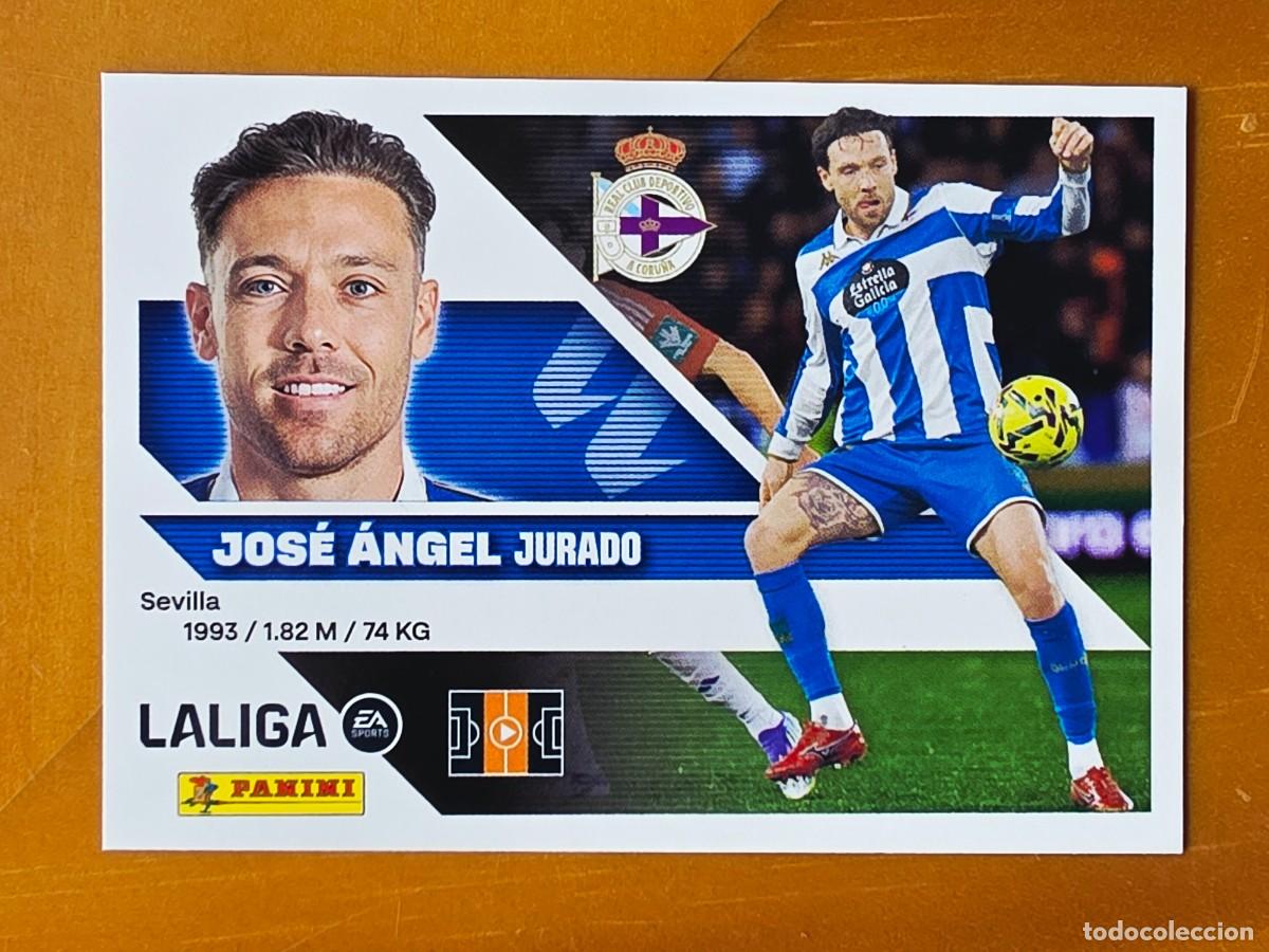 Cromos de f&uacute;tbol: 14 Jos&eacute; &Aacute;ngel Jurado, Deportivo de a Coru&ntilde;a, Panini Ediciones Liga Este 2026 2027 26 27 sin pegar