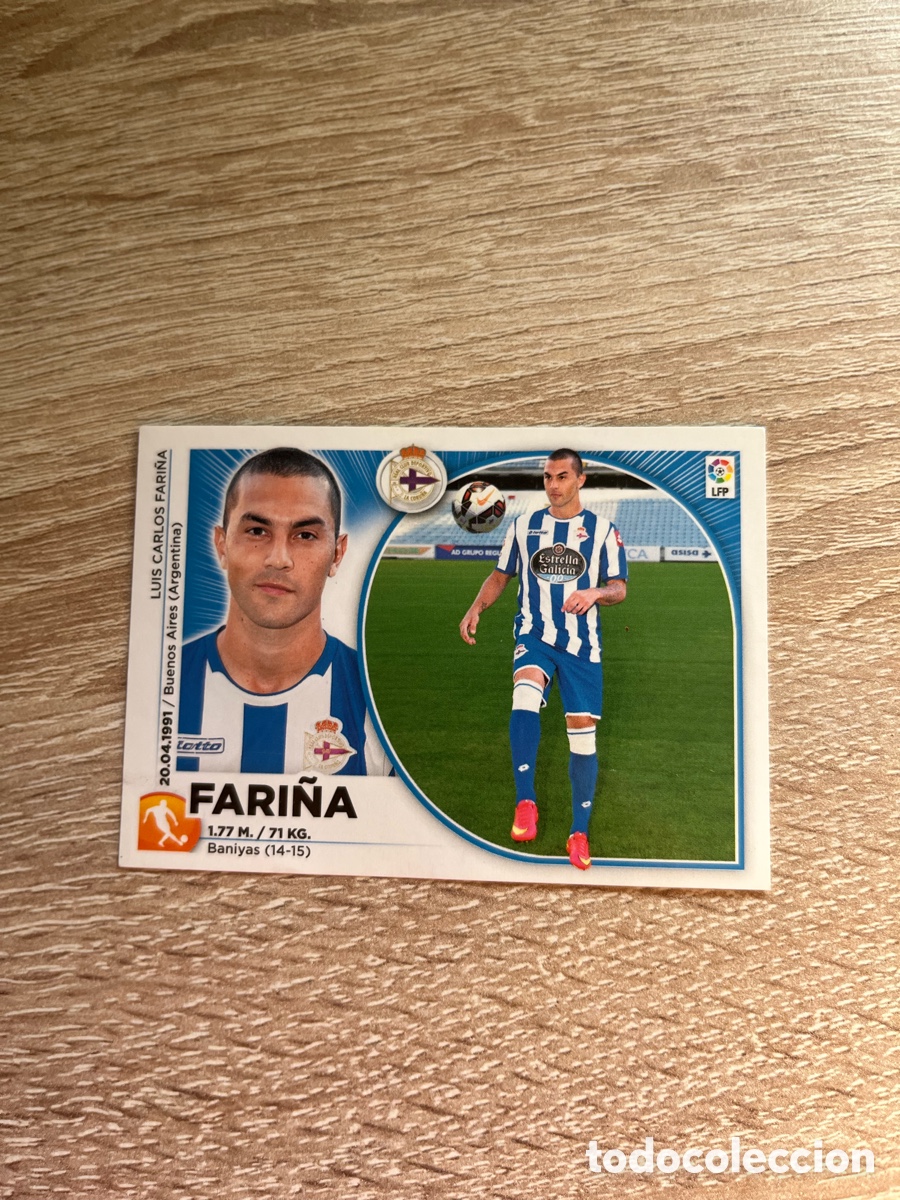 Cromos de f&uacute;tbol: FARI&Ntilde;A LIGA ESTE EDICIONES ESTE 2014 2015 14 15 DEPORTIVO DE A CORU&Ntilde;A