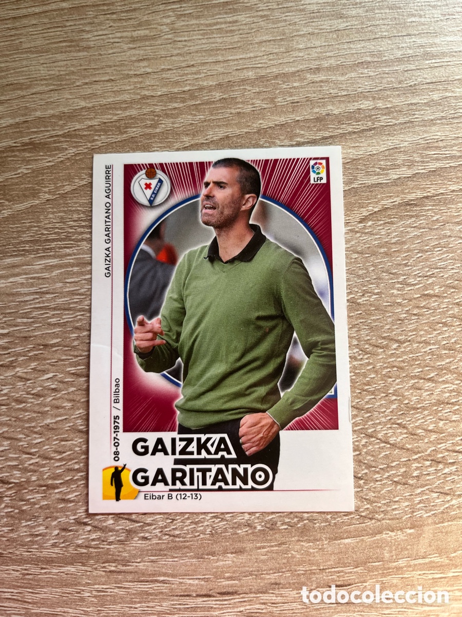 Cromos de f&uacute;tbol: GAIZKA GARITANO LIGA ESTE EDICIONES ESTE 2014 2015 14 15 EIBAR