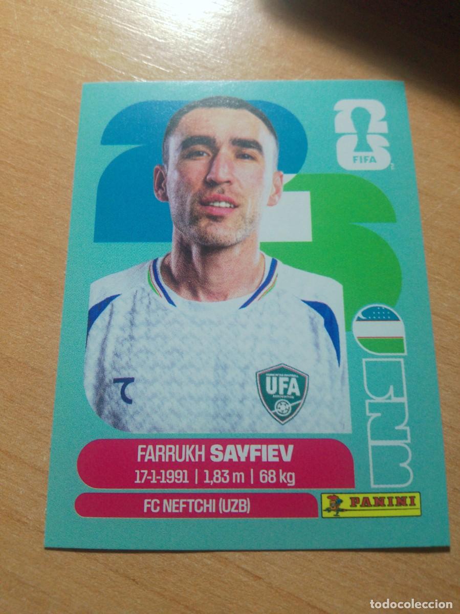 Fu&szlig;ball-Sticker: UZB 3 SAYFIEV UZBEKISTAN MUNDIAL FIFA WORLD CUP 2026 26 PANINI STICKERS NUEVO