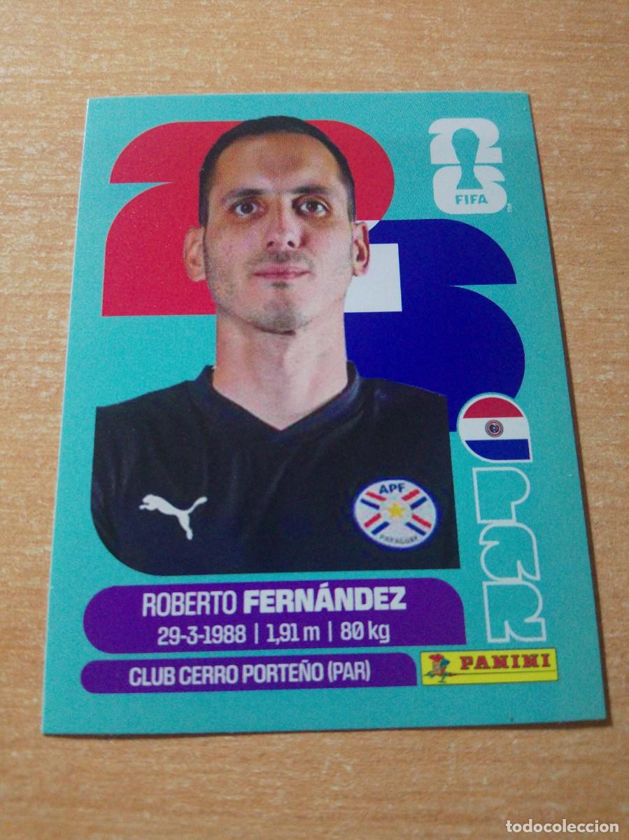 Cromos de f&uacute;tbol: PAR 2 ROBERTO FERNANDEZ PARAGUAY MUNDIAL FIFA WORLD CUP 2026 26 PANINI STICKERS NUEVO