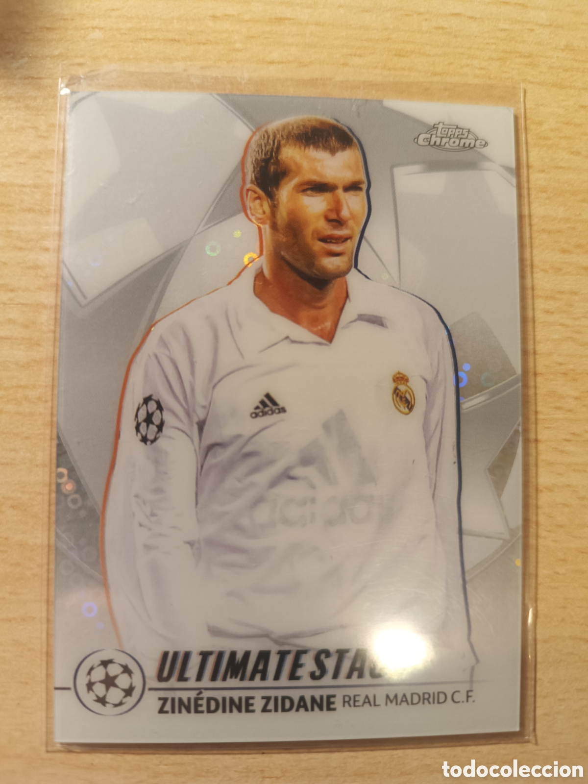 Cromos de f&uacute;tbol: ZINEDINE ZIDANE ULTIMATE STAGE REAL MADRID UCC FLAGSHIP 2025 2026 TOPPS CHROME 25 26