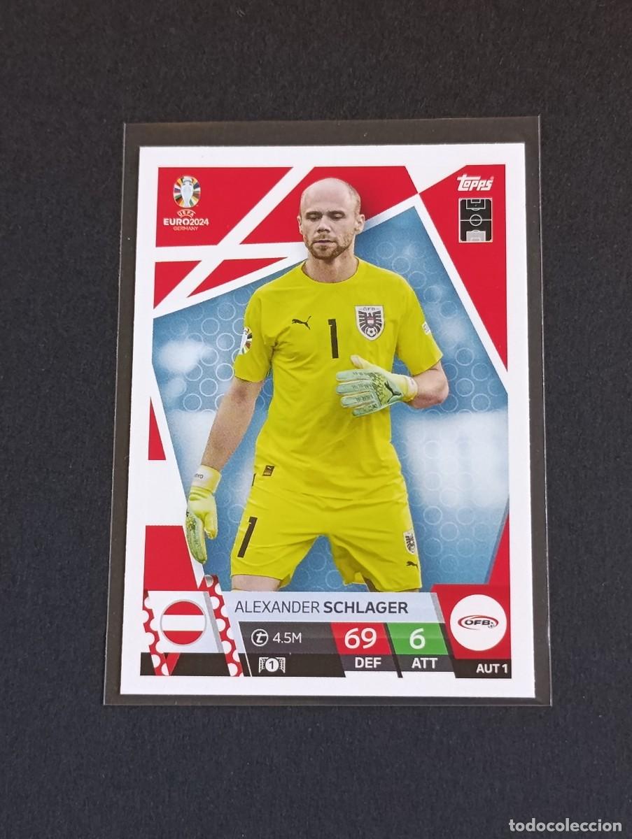 Cromos de f&uacute;tbol: SCHLAGER #AUT 1 AUSTRIA - TOPPS EUROCOPA 2024 MATCH ATTAX - UEFA EURO GERMANY 24 AUT1