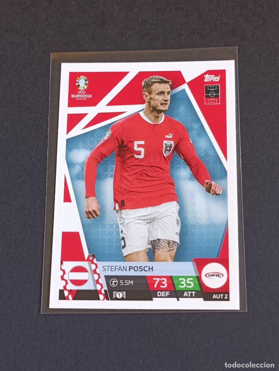 Cromos de f&uacute;tbol: POSCH #AUT 2 AUSTRIA - TOPPS EUROCOPA 2024 MATCH ATTAX - UEFA EURO GERMANY 24 AUT2