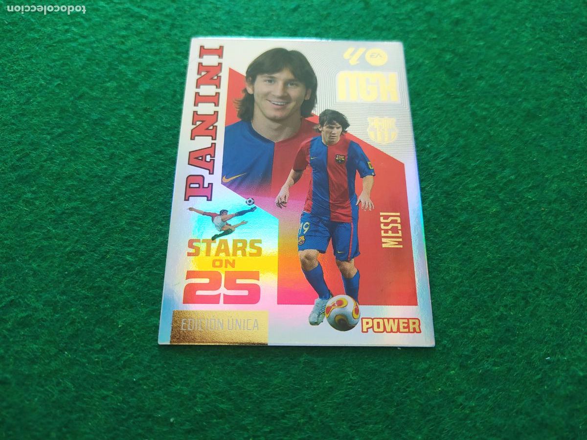 Cromos de f&uacute;tbol: MEGACRACKS 2026 2027 MGK 26 27 NUEVO - STARS ON 25 POWER MESSI FC BARCELONA