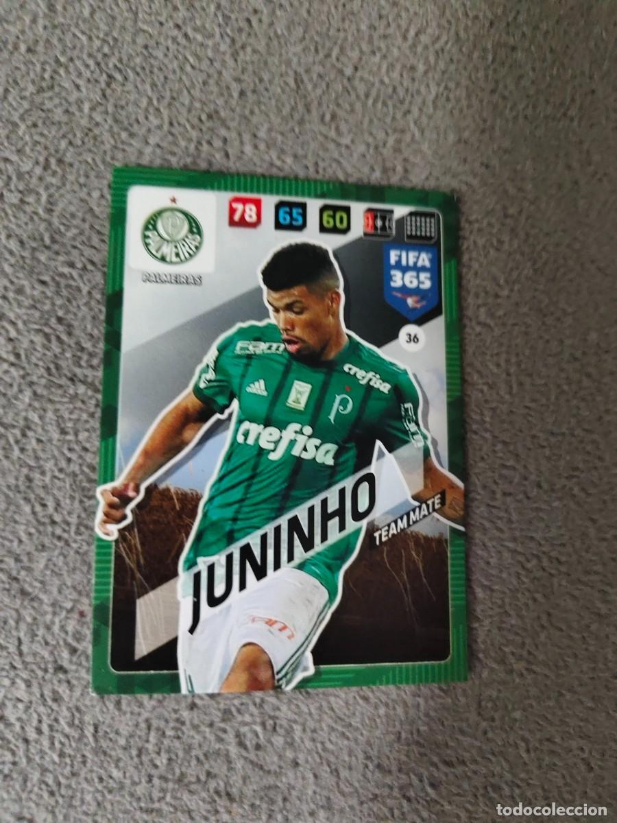 Cromos de f&uacute;tbol: 365 ADRENALYN XL 2018 36 JUNINHO PALMEIRAS TEAM MATE FIFA PANINI 17 2017 18 AXL AAP