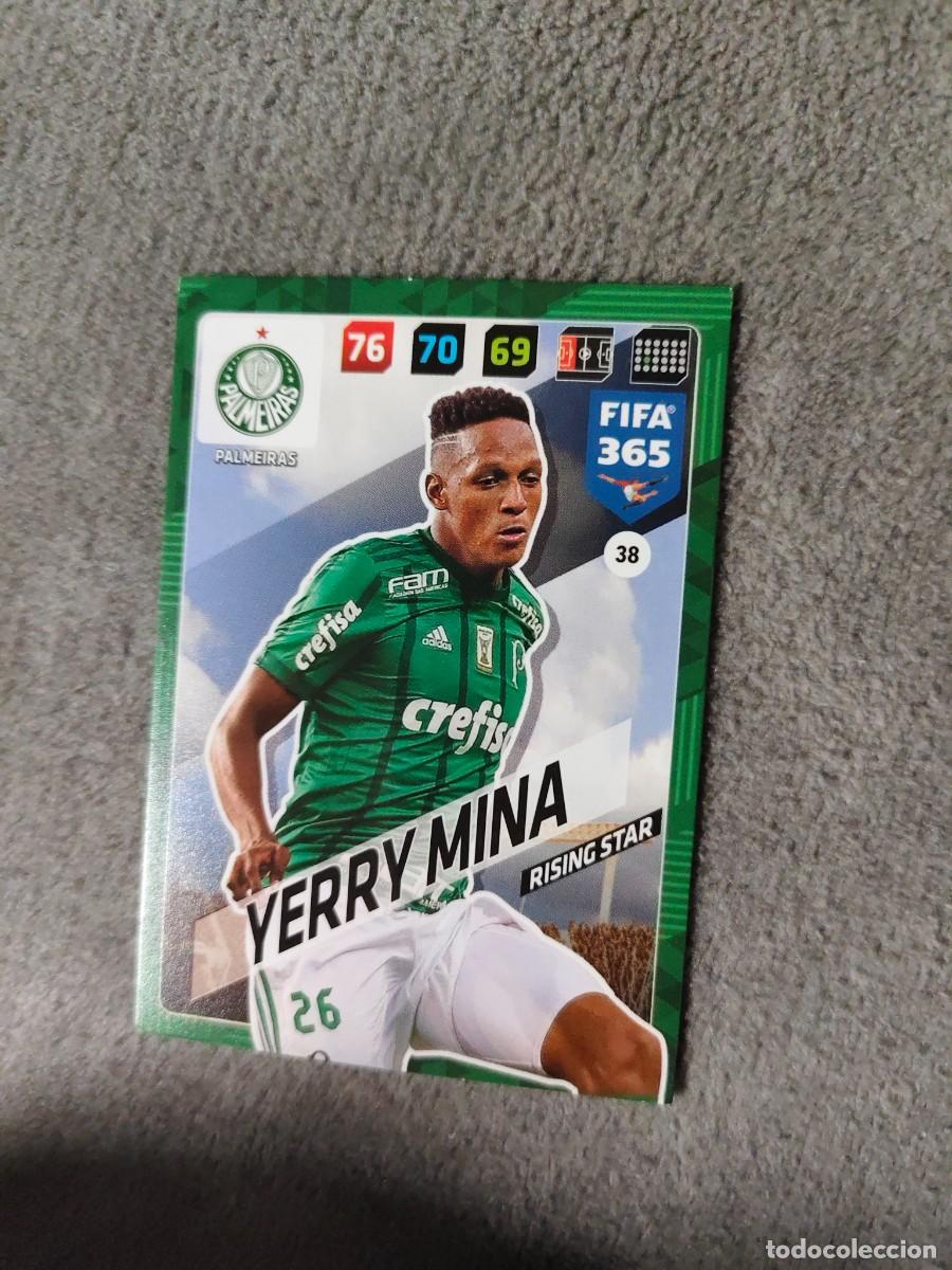 Cromos de f&uacute;tbol: 365 ADRENALYN XL 2018 YERRY MINA PALMEIRAS RISING STAR FIFA PANINI 17 2017 18 AXL AAP