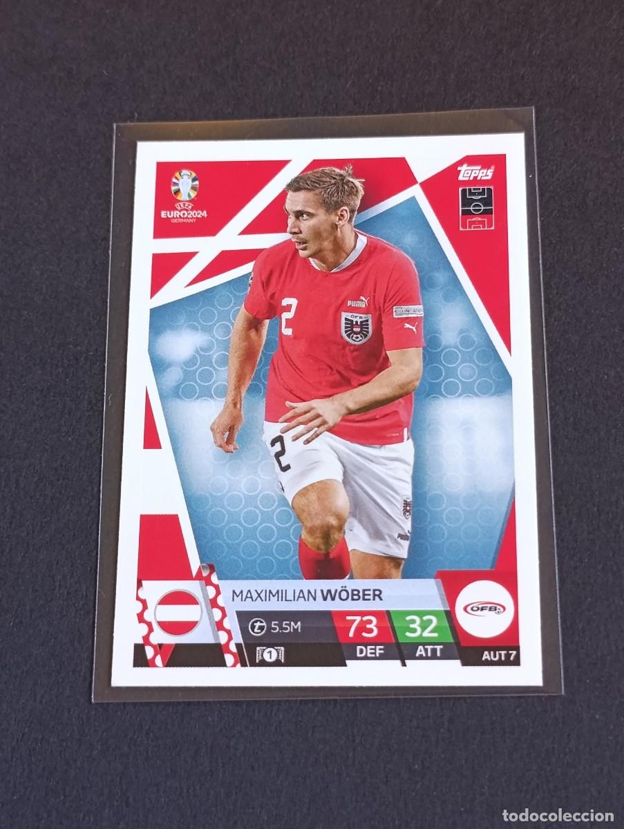 Cromos de f&uacute;tbol: WOBER #AUT 7 AUSTRIA - TOPPS EUROCOPA 2024 MATCH ATTAX - UEFA EURO GERMANY 24 AUT7