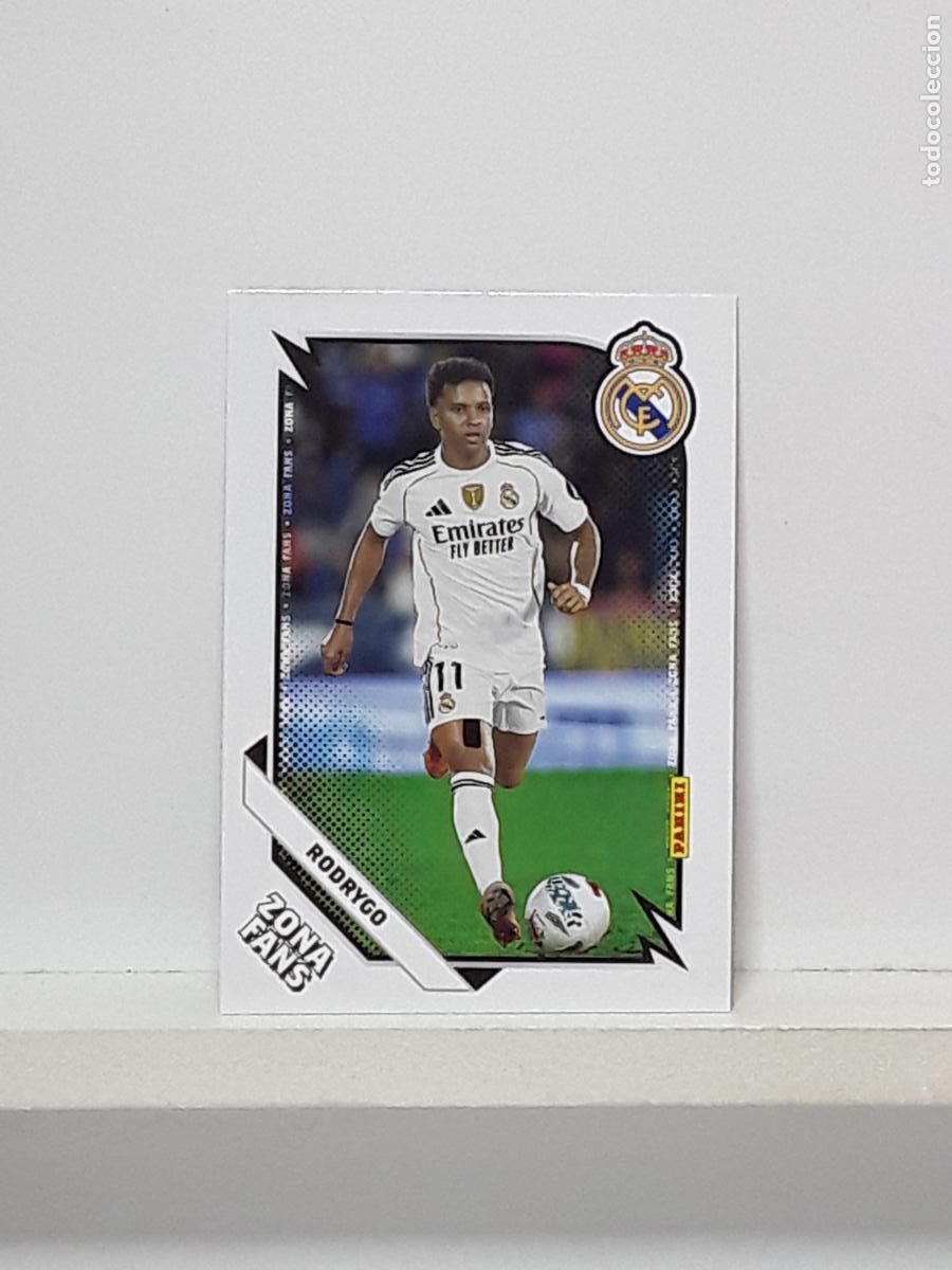 Cromos de f&uacute;tbol: CLUB REAL MADRID OFICIAL 2025 2026 25 26 ALBUM PANINI LIGA N 43 ZONA FANS RODRYGO