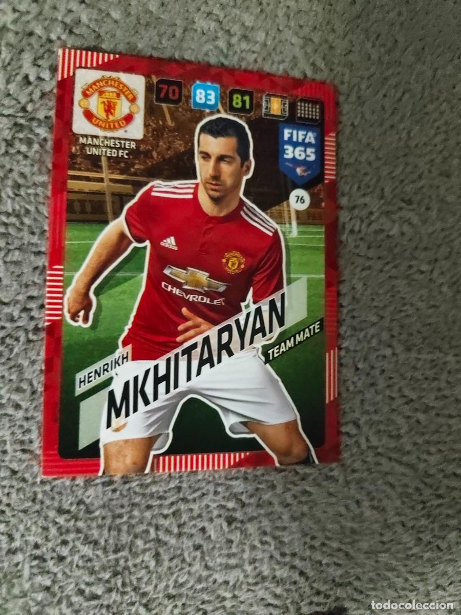 Cromos de Futebol: 365 ADRENALYN XL 2018 76 MKHITARYAN MANCHESTER UNITED TEAM MATE FIFA PANINI 17 2017 18 AXL AAP