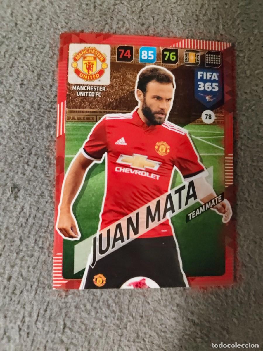 Cromos de Futebol: 365 ADRENALYN XL 2018 78 JUAN MATA MANCHESTER UNITED TEAM MATE FIFA PANINI 17 2017 18 AXL AAP