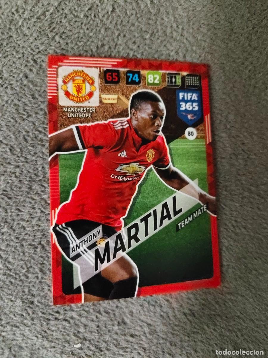 Cromos de Futebol: 365 ADRENALYN XL 2018 80 ANTHONY MARTIAL MANCHESTER UNITED TEAM MATE FIFA PANINI 17 2017 18 AXL AAP