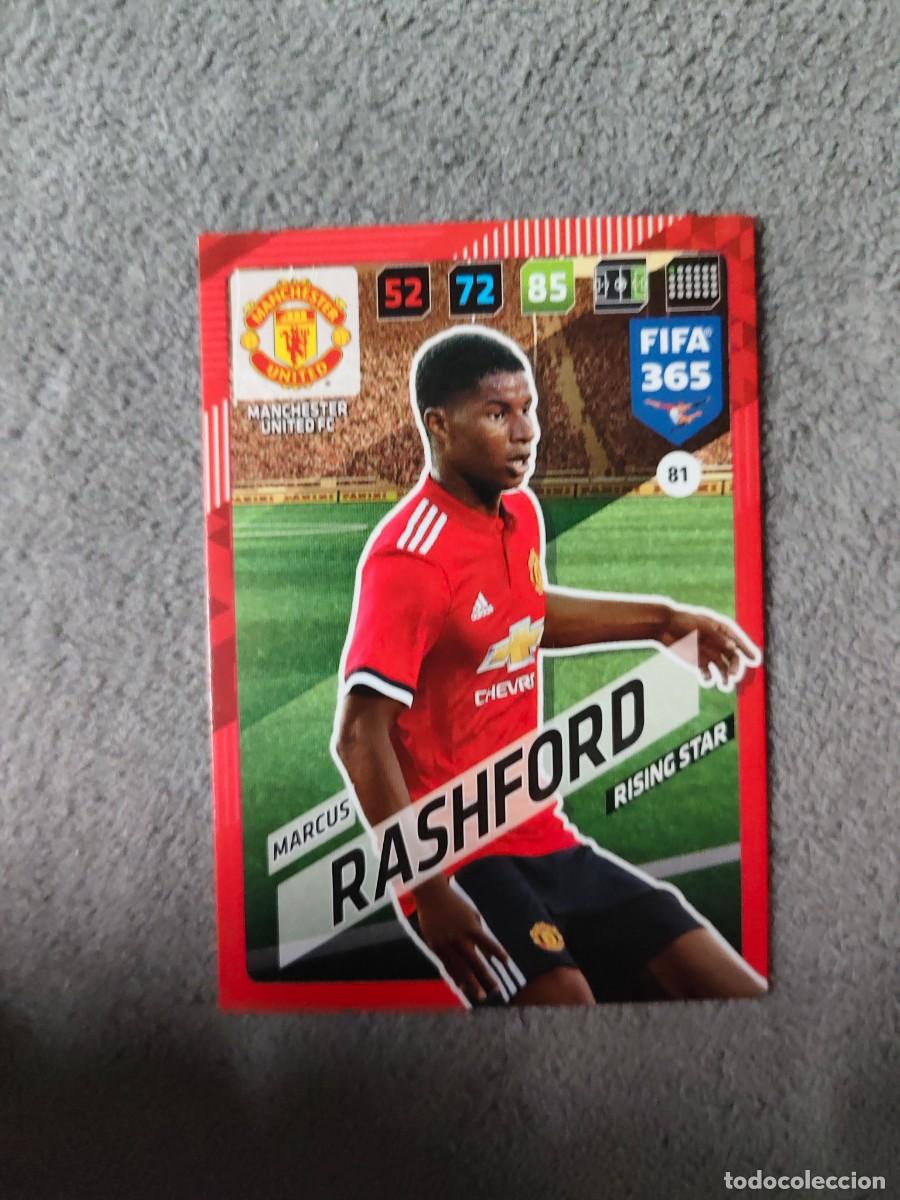 Cromos de Futebol: 365 ADRENALYN XL 2018 MARCUS RASHFORD MANCHESTER UNITED RISING STAR FIFA PANINI 17 2017 18 AXL AAP