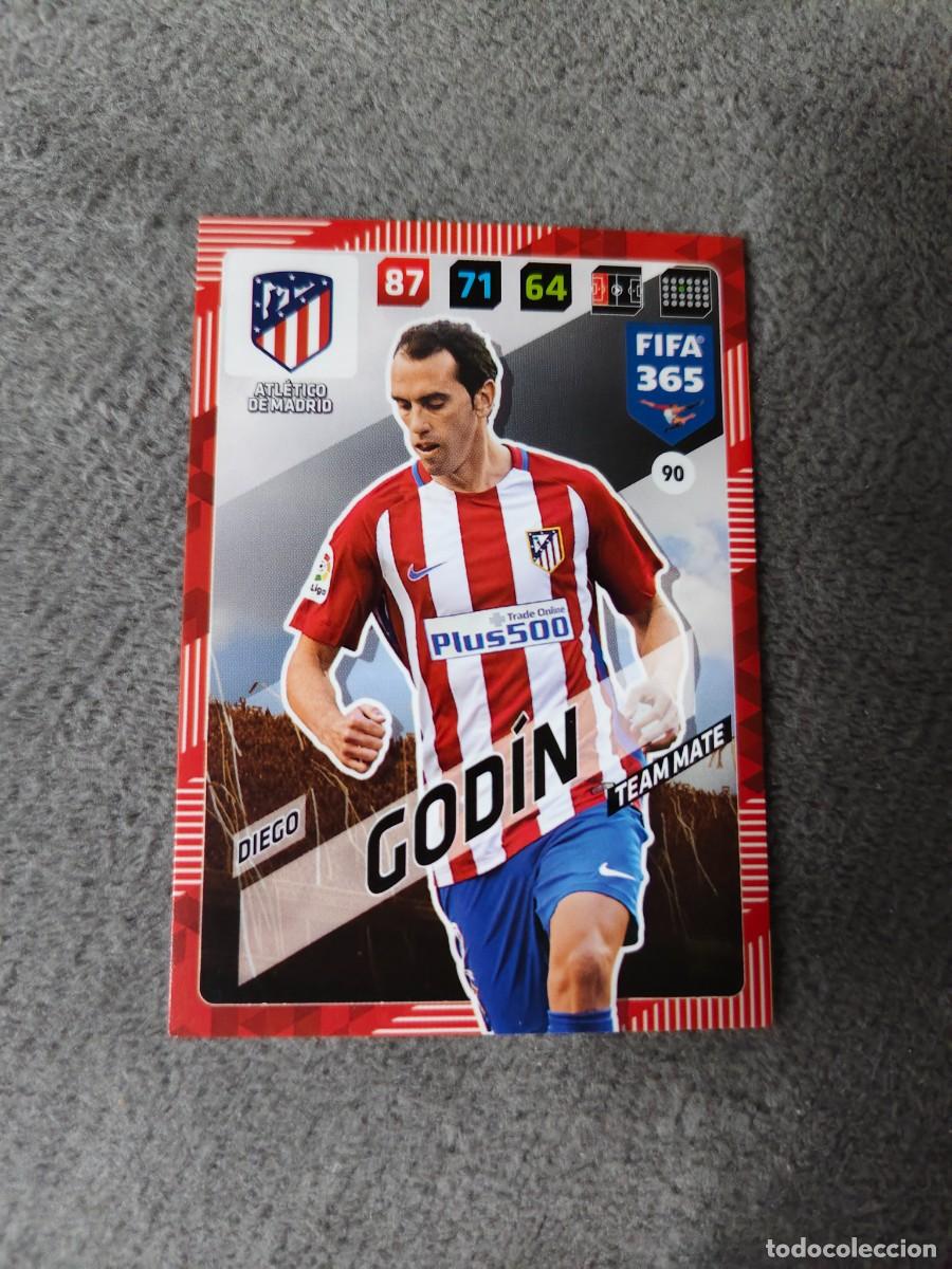 Cromos de f&uacute;tbol: 365 ADRENALYN XL 2018 90 DIEGO GOD&Iacute;N ATL&Eacute;TICO DE MADRID TEAM MATE FIFA PANINI 17 2017 18 AXL AAP