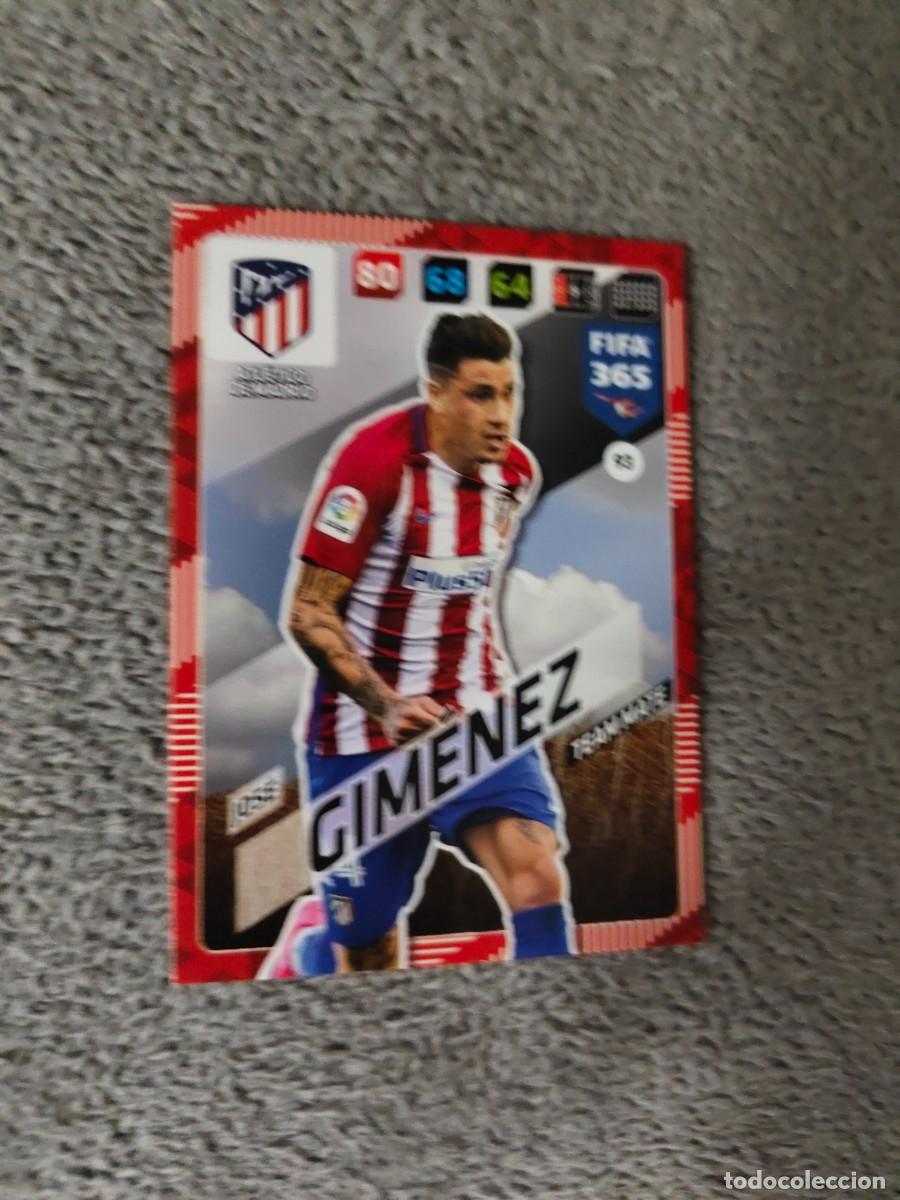 Cromos de f&uacute;tbol: 365 ADRENALYN XL 2018 93 JOS&Eacute; GIM&Eacute;NEZ ATL&Eacute;TICO DE MADRID TEAM MATE FIFA PANINI 17 2017 18 AXL AAP