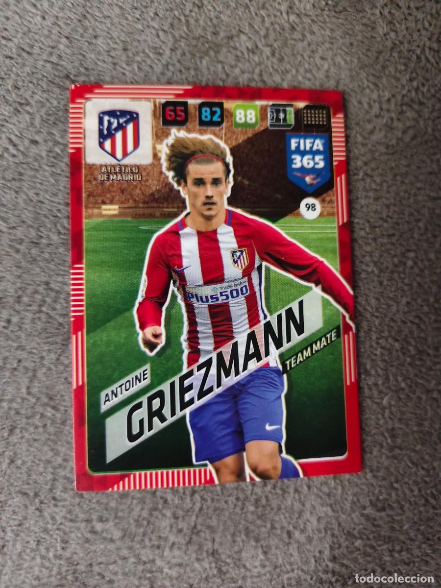 Cromos de Futebol: 365 ADRENALYN XL 2018 98 ANTOINE GRIEZMANN ATL&Eacute;TICO DE MADRID FIFA PANINI 17 2017 18 AXL AAP