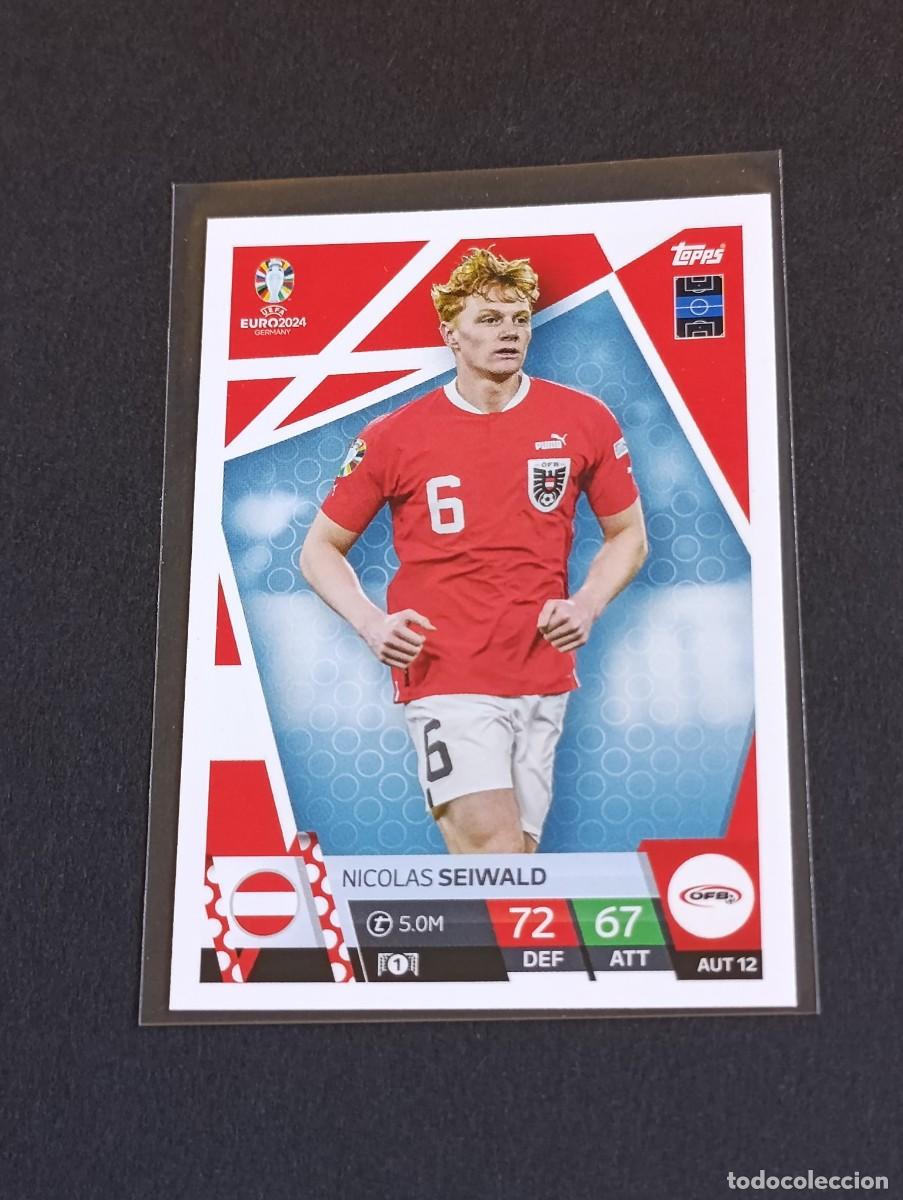 Cromos de Futebol: SEIWALD #AUT 12 AUSTRIA - TOPPS EUROCOPA 2024 MATCH ATTAX - UEFA EURO GERMANY 24 AUT12