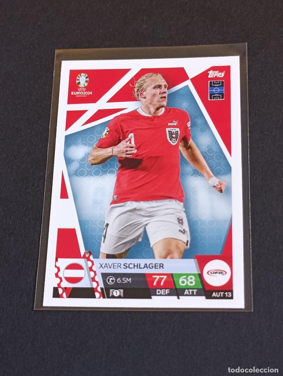 Cromos de Futebol: SCHLAGER #AUT 13 AUSTRIA - TOPPS EUROCOPA 2024 MATCH ATTAX - UEFA EURO GERMANY 24 AUT13